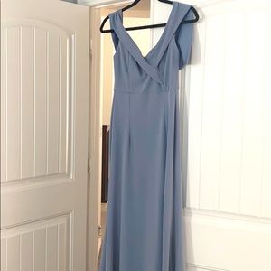 Lulus grey/blue gown